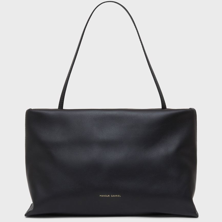 Women\'s Mansur Gavriel Notte Shoulder Bags Black | AU 986MZS